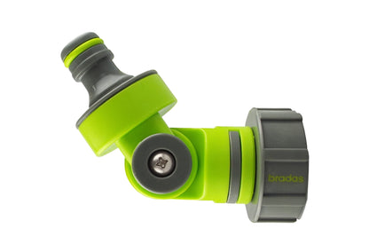 IBC S60X6 Adapter with Lime Adjustable-Angle Quick Outlet