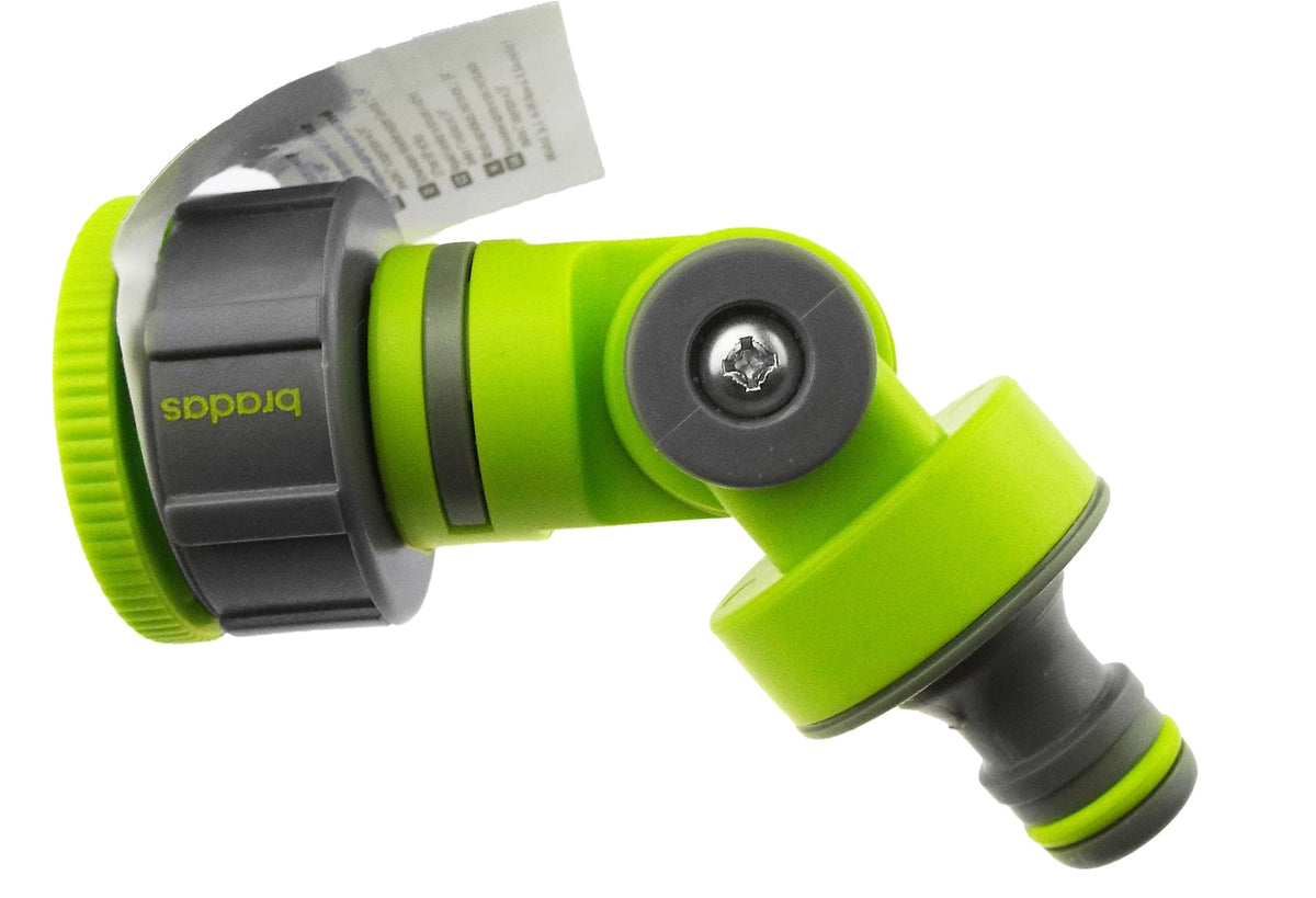 IBC S60X6 Adapter with Lime Adjustable-Angle Quick Outlet