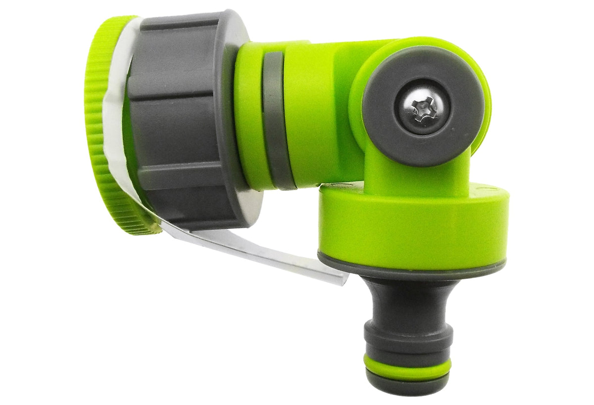 IBC S60X6 Adapter with Lime Adjustable-Angle Quick Outlet