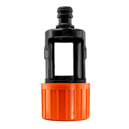 Screw-Fit Kitchen Tap to Hose Adapter – Orange & Black