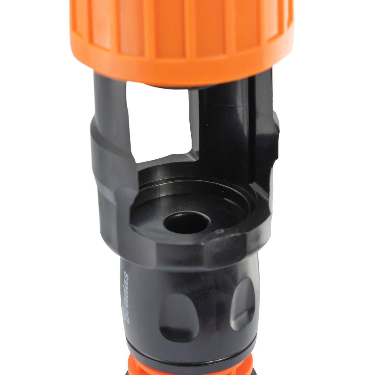 Screw-Fit Kitchen Tap to Hose Adapter – Orange & Black