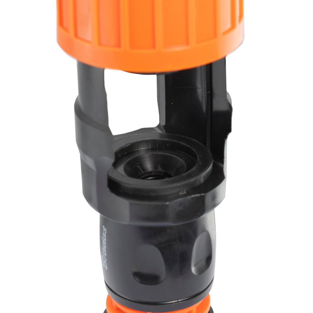 Screw-Fit Kitchen Tap to Hose Adapter – Orange & Black