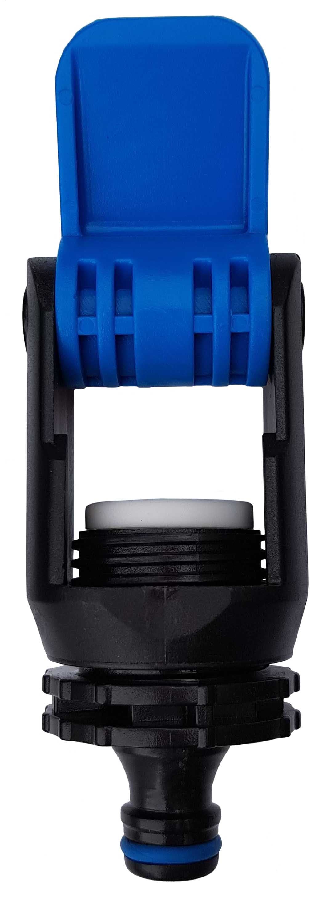 Kitchen Tap to Hose Adapter – Blue Lever Clamp