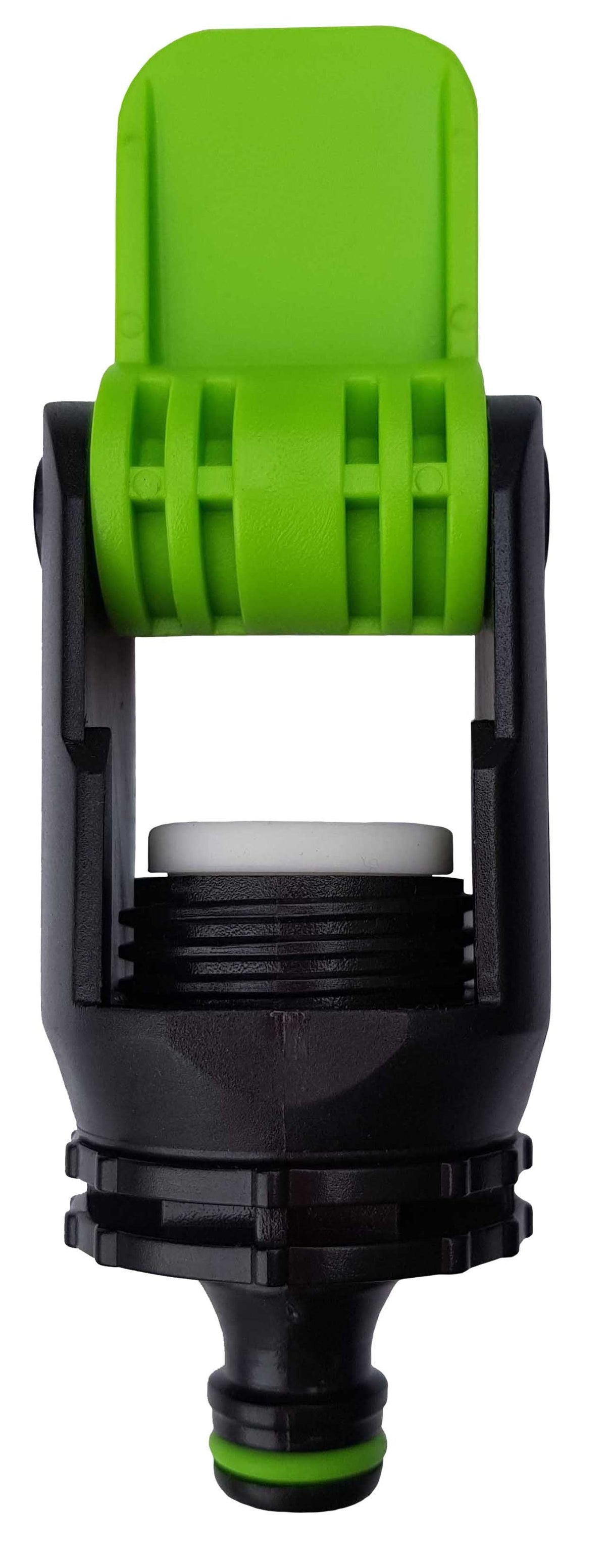 Kitchen Tap to Hose Adapter – Green Lever Clamp