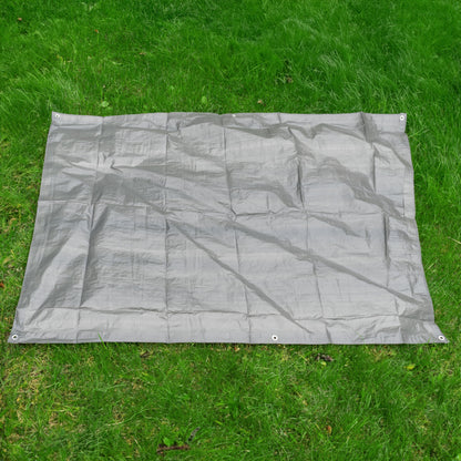 Gray 50gsm Tarpaulin 1m x 1m