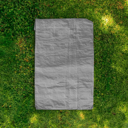 Gray 50gsm Tarpaulin 3m x 3m