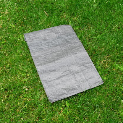 Gray 50gsm Tarpaulin 3m x 4m