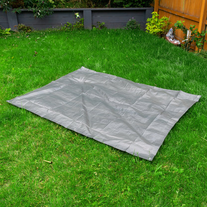 Gray 50gsm Tarpaulin 1m x 1m
