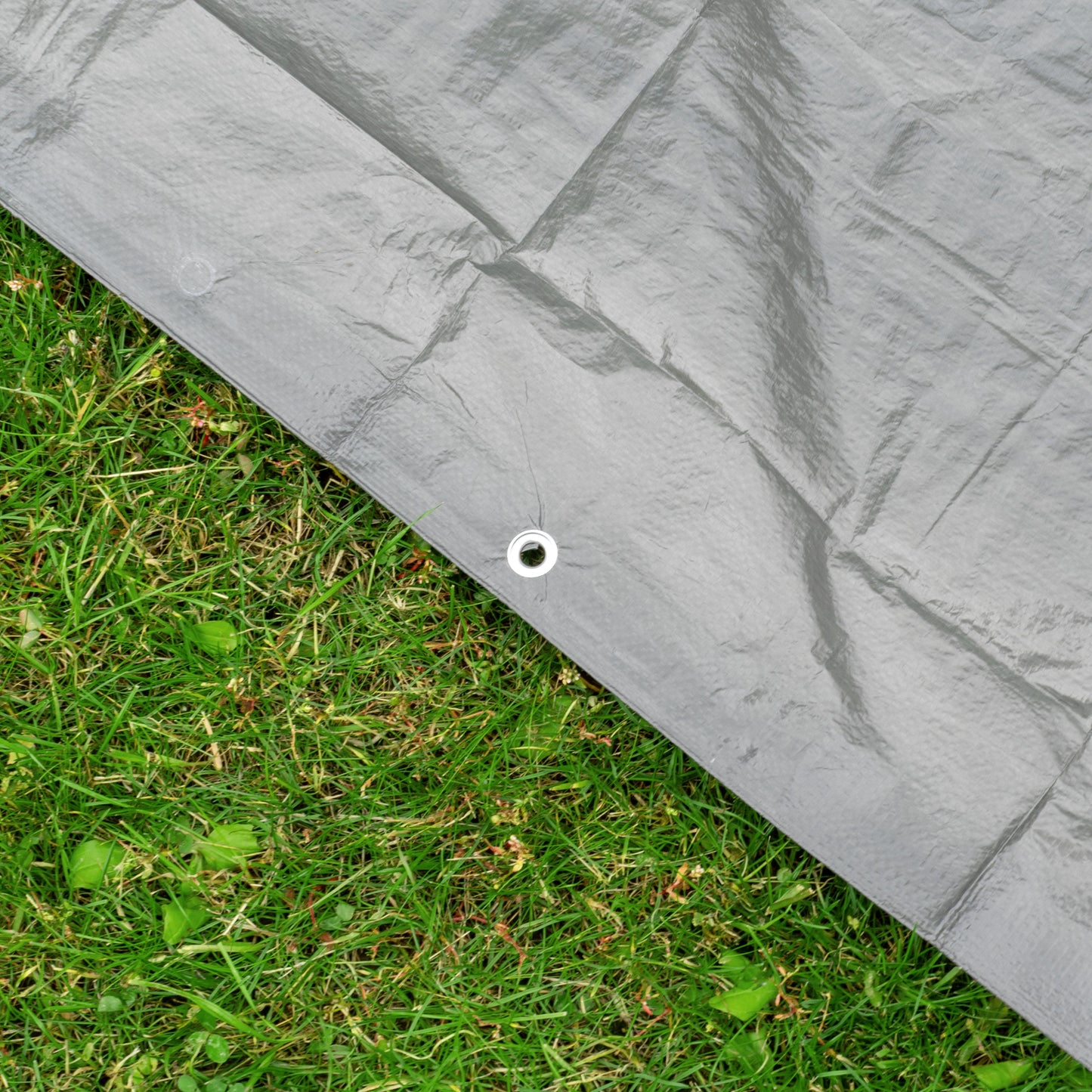 Gray 50gsm Tarpaulin 1.5m x 2m