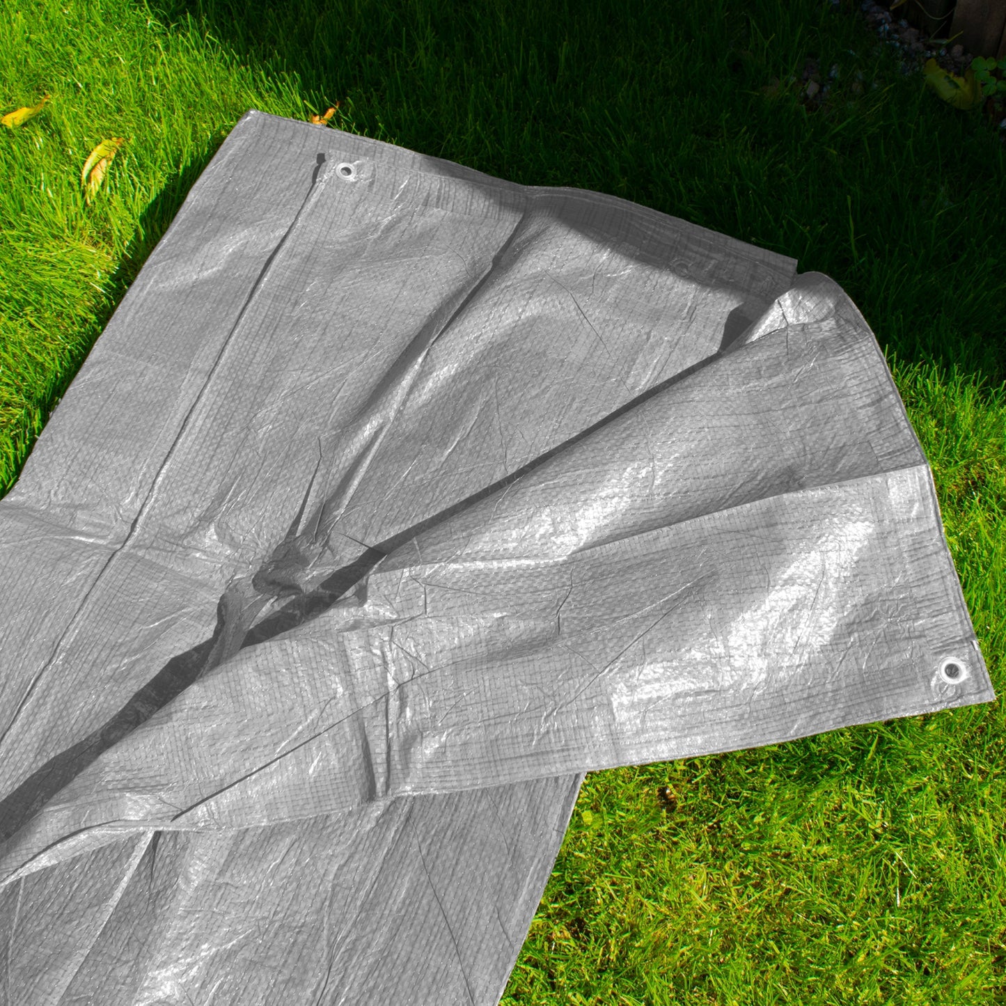 Gray 50gsm Tarpaulin 4m x 5m