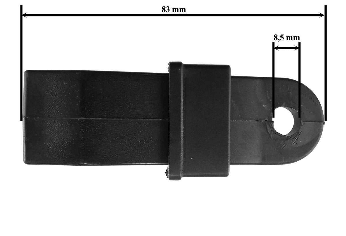 Tarpaulin Grip Clip – Slide-Lock, Press-to-Release
