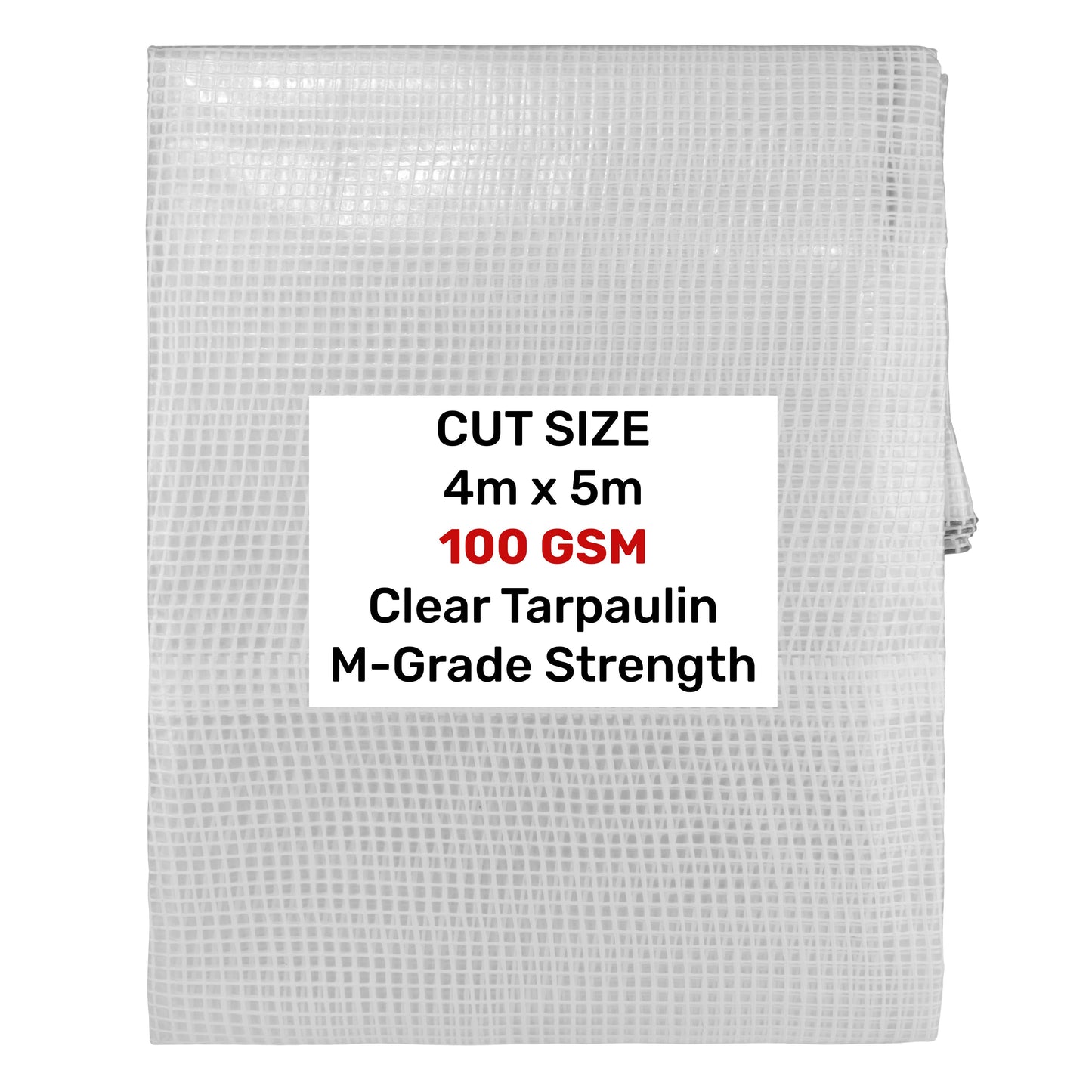 100gsm Clear Monotex Tarpaulins