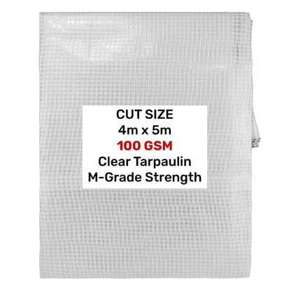 100gsm Clear Monotex Tarpaulins