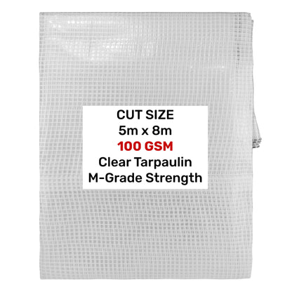 100gsm Clear Monotex Tarpaulins