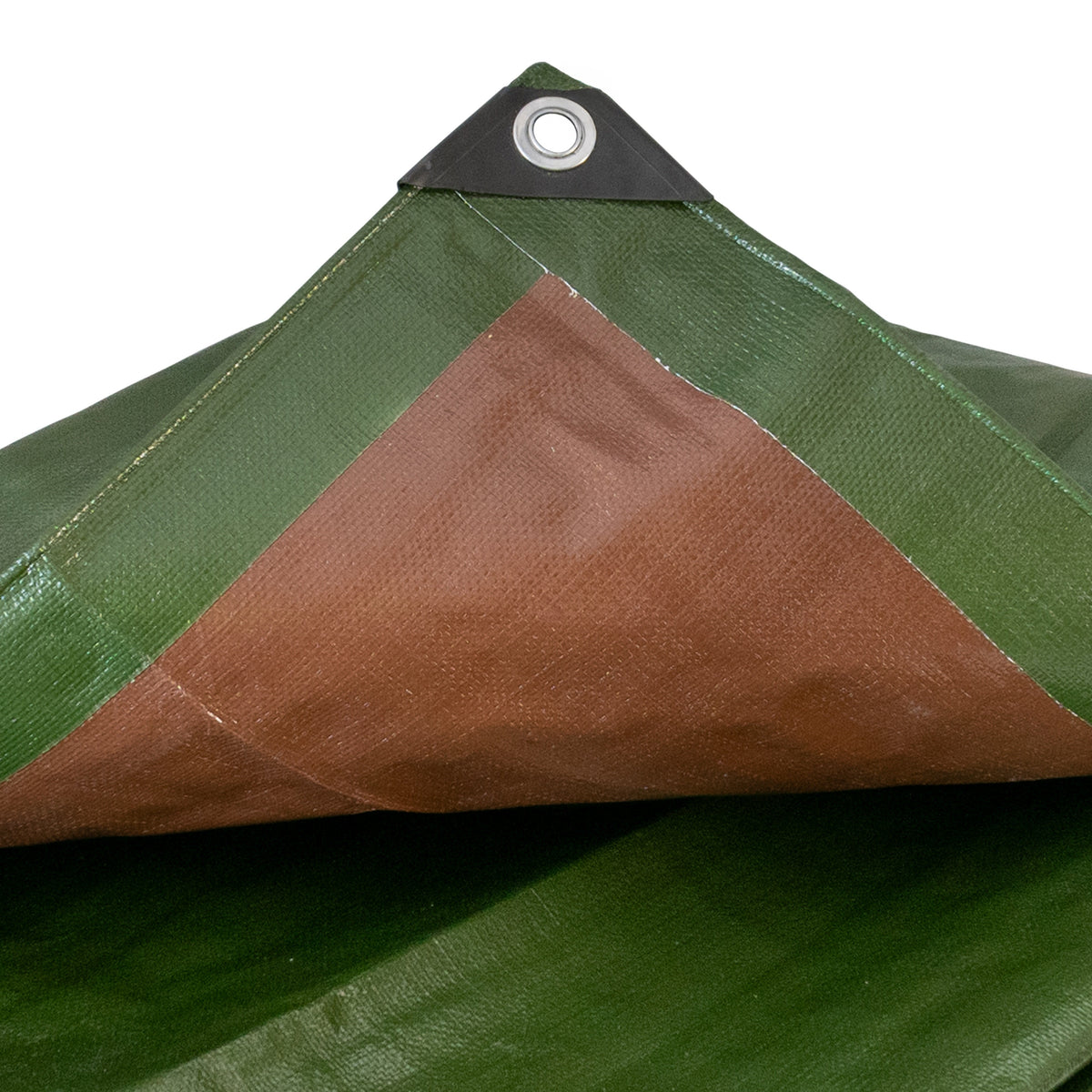 200gsm Green/Brown L-Grade Tarpaulin – 8m × 12m