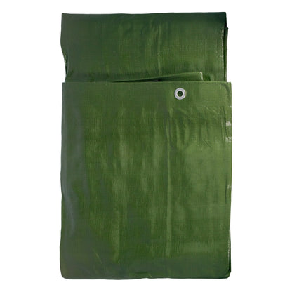 200gsm Green/Brown L-Grade Tarpaulin – 8m × 12m