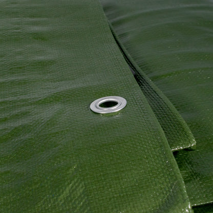 200gsm Green/Brown L-Grade Tarpaulin – 8m × 12m