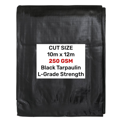 250gsm Black Tarpaulins