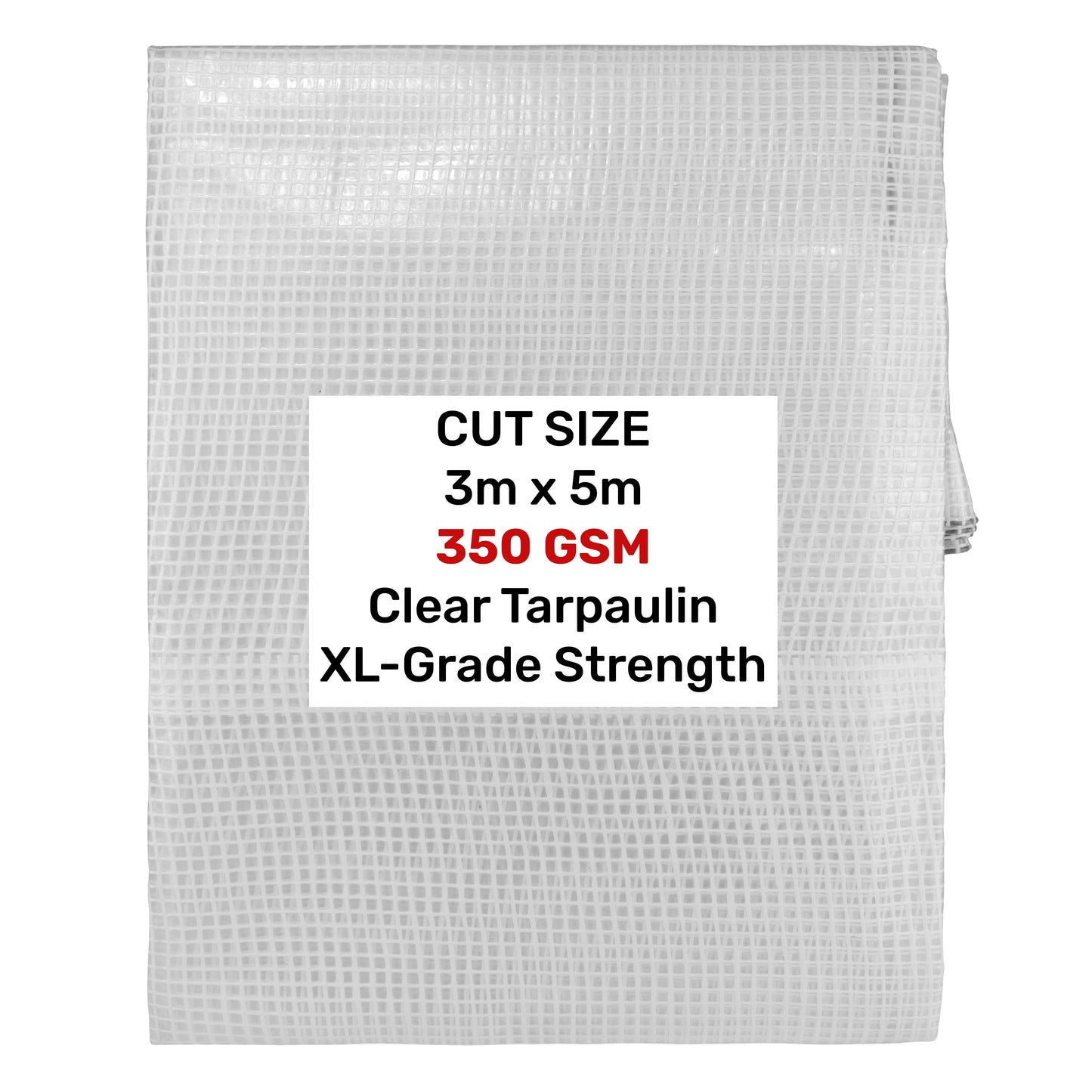 350gsm Clear Monotex Tarpaulins