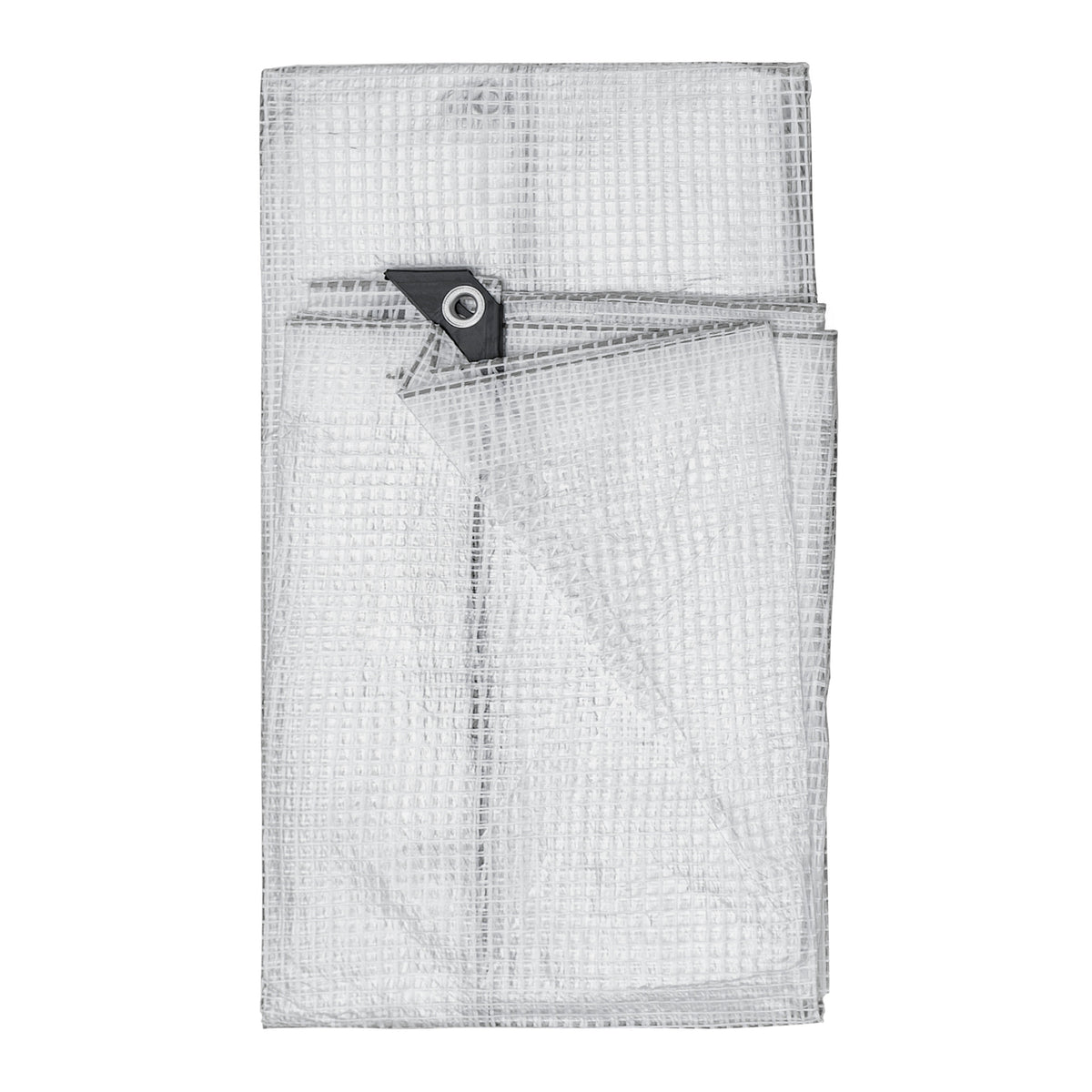 Clear Reinforced Tarpaulin – 0.65 ×0.65m, 300gsm