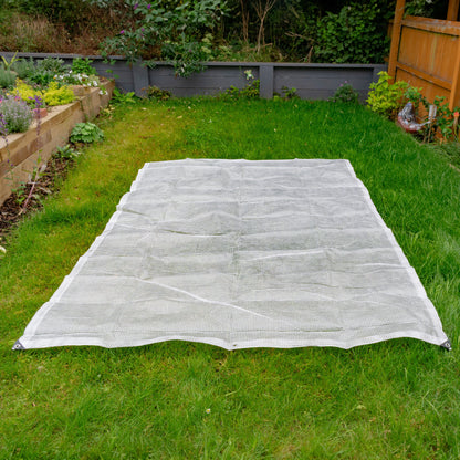 Clear Reinforced Tarpaulin – 0.65 ×0.65m, 300gsm