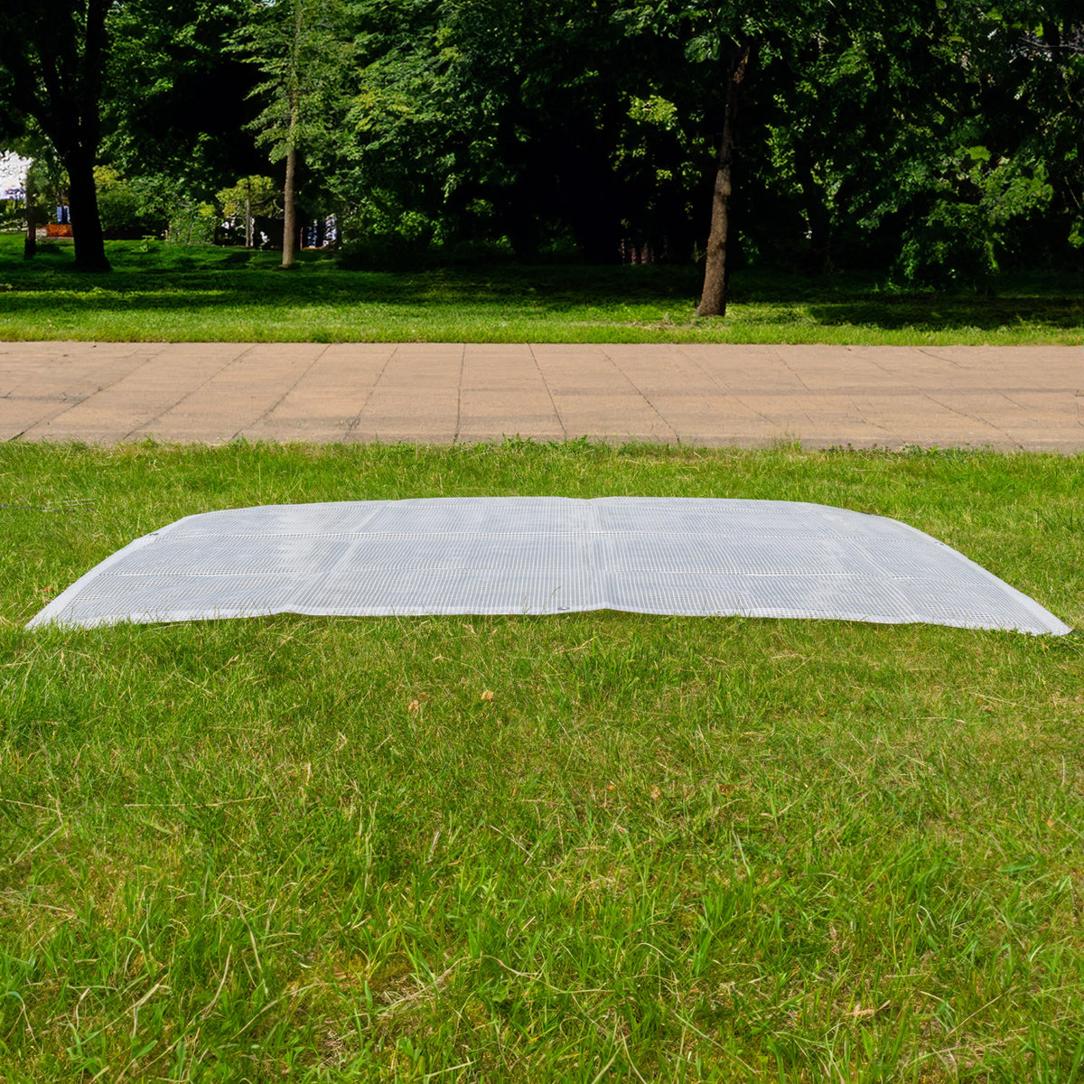Clear Reinforced Tarpaulin – 0.65 ×0.65m, 300gsm