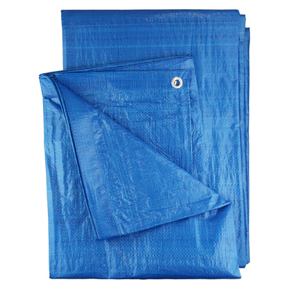 Blue 50gsm Tarpaulin 3m x 5m