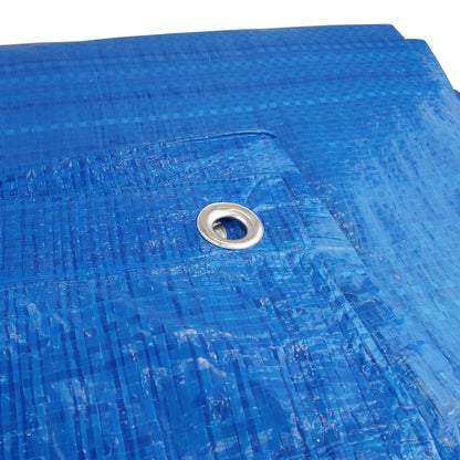 Blue 50gsm Tarpaulin 3m x 4m