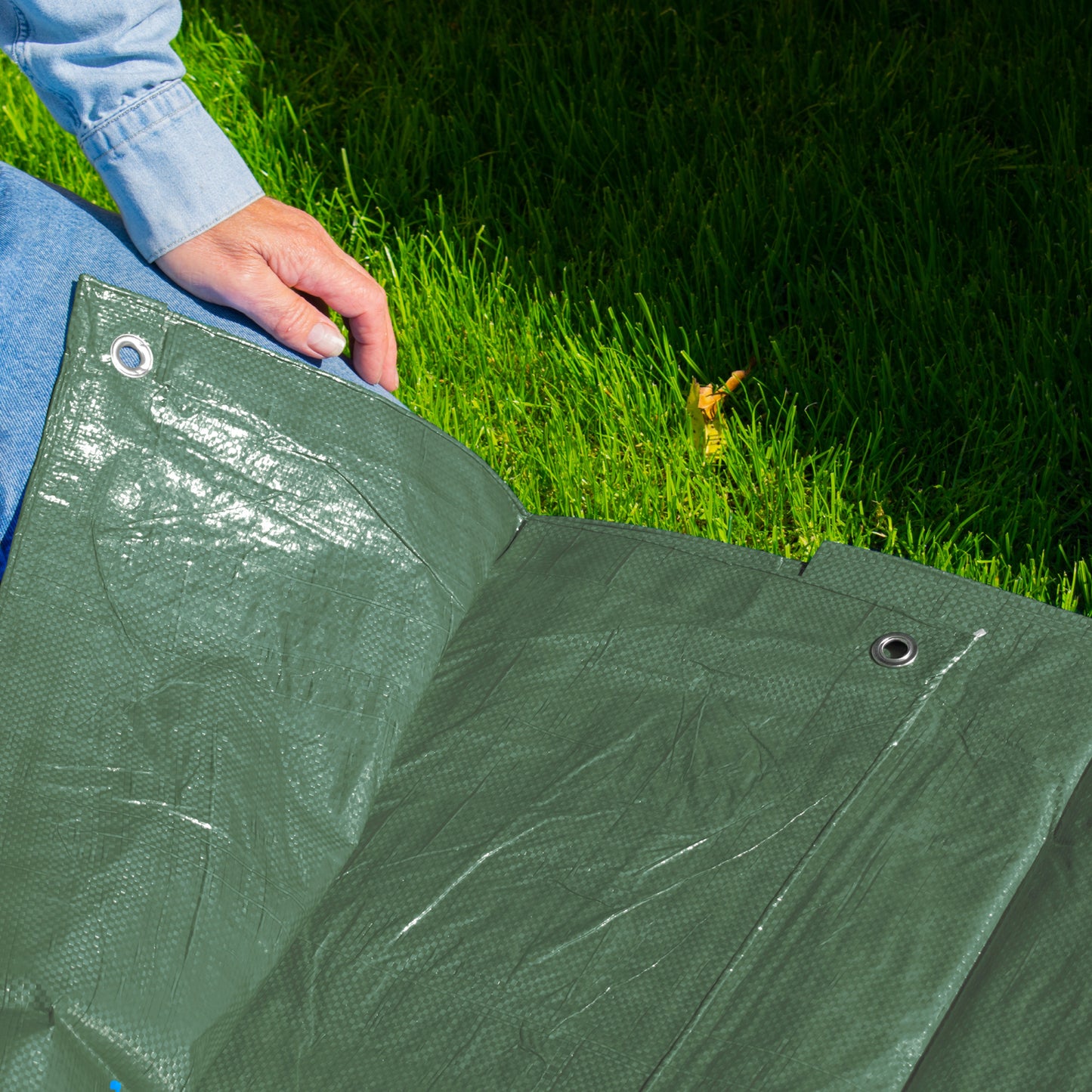 100gsm Green Tarpaulins