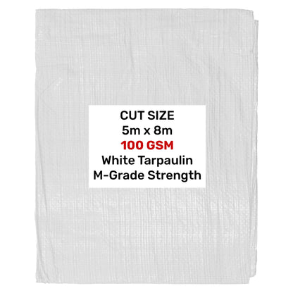 100gsm White Tarpaulins