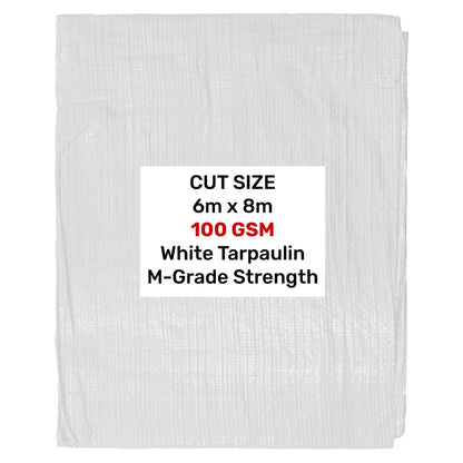 100gsm White Tarpaulins