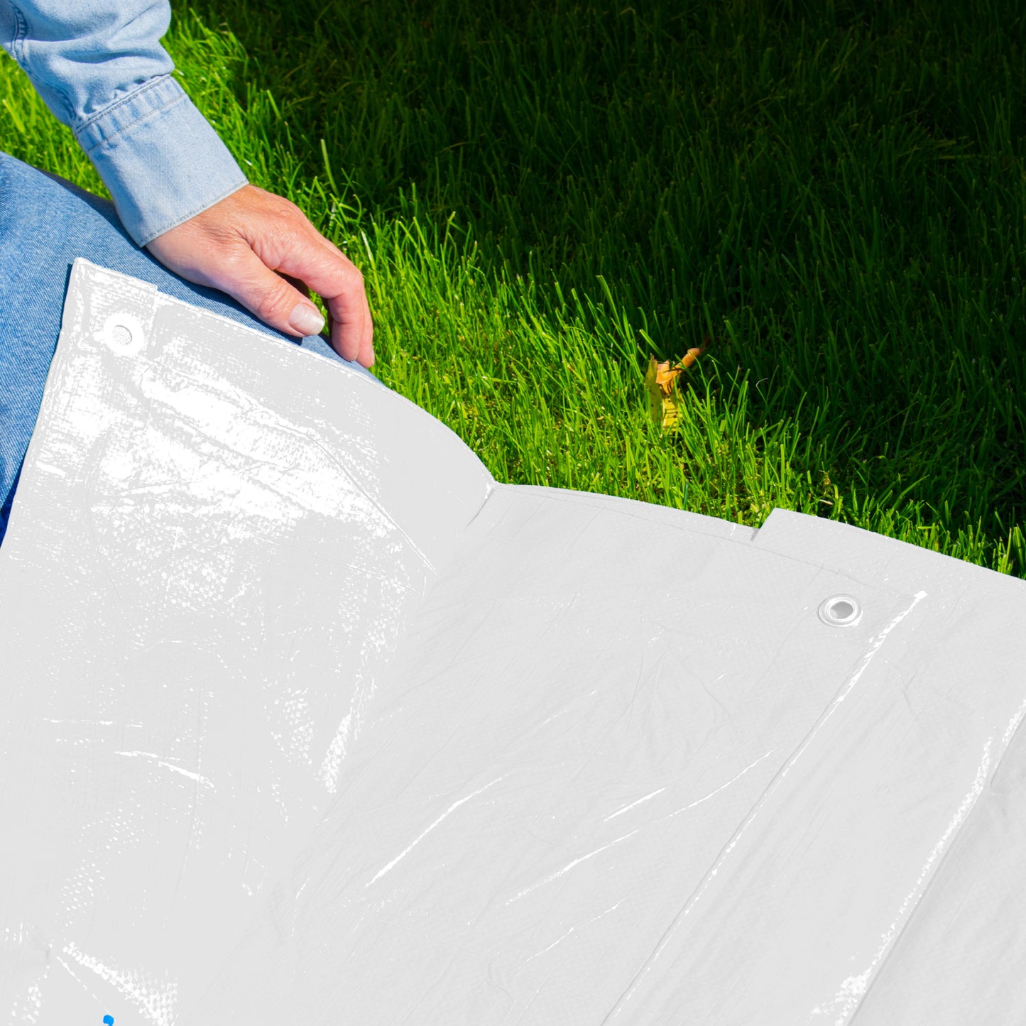 100gsm White Tarpaulins