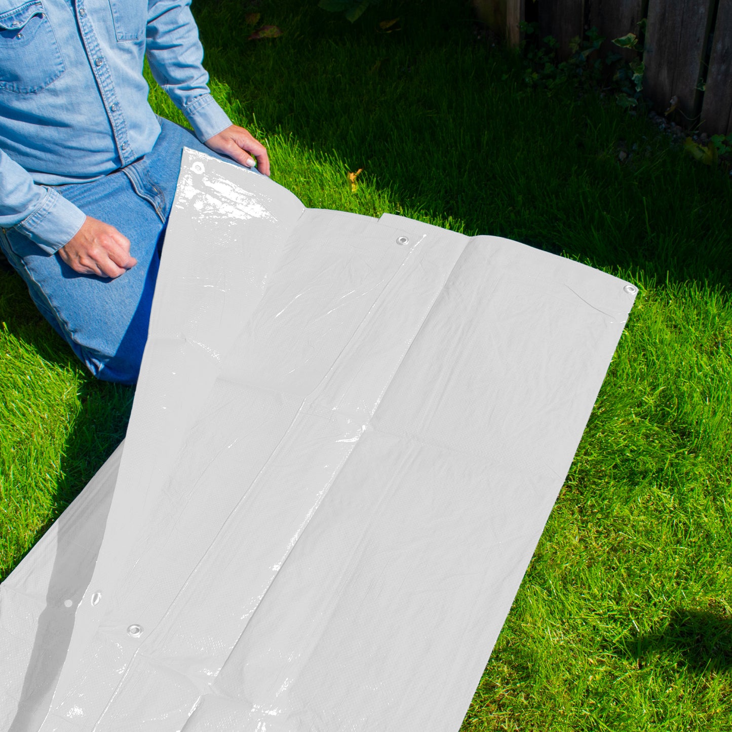 100gsm White Tarpaulins