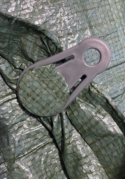 Grey Round Tarpaulin Clips – Pack of 12 or 500