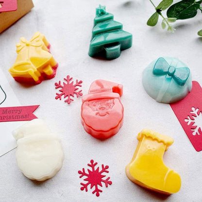 6 Shape Christmas Festive Cake Mold Tray