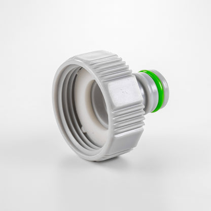 Female Tap Connector 1″ / ¾″ BSP – Lime & Grey