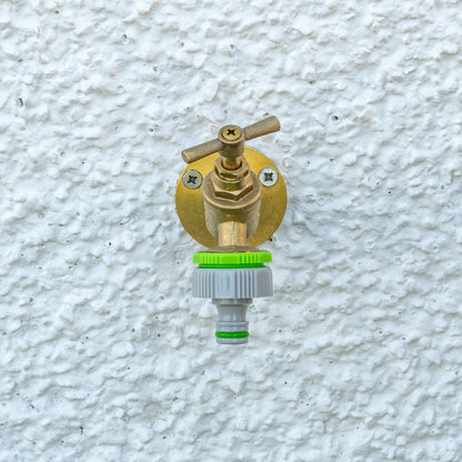 Female Tap Connector 1″ / ¾″ BSP – Lime & Grey