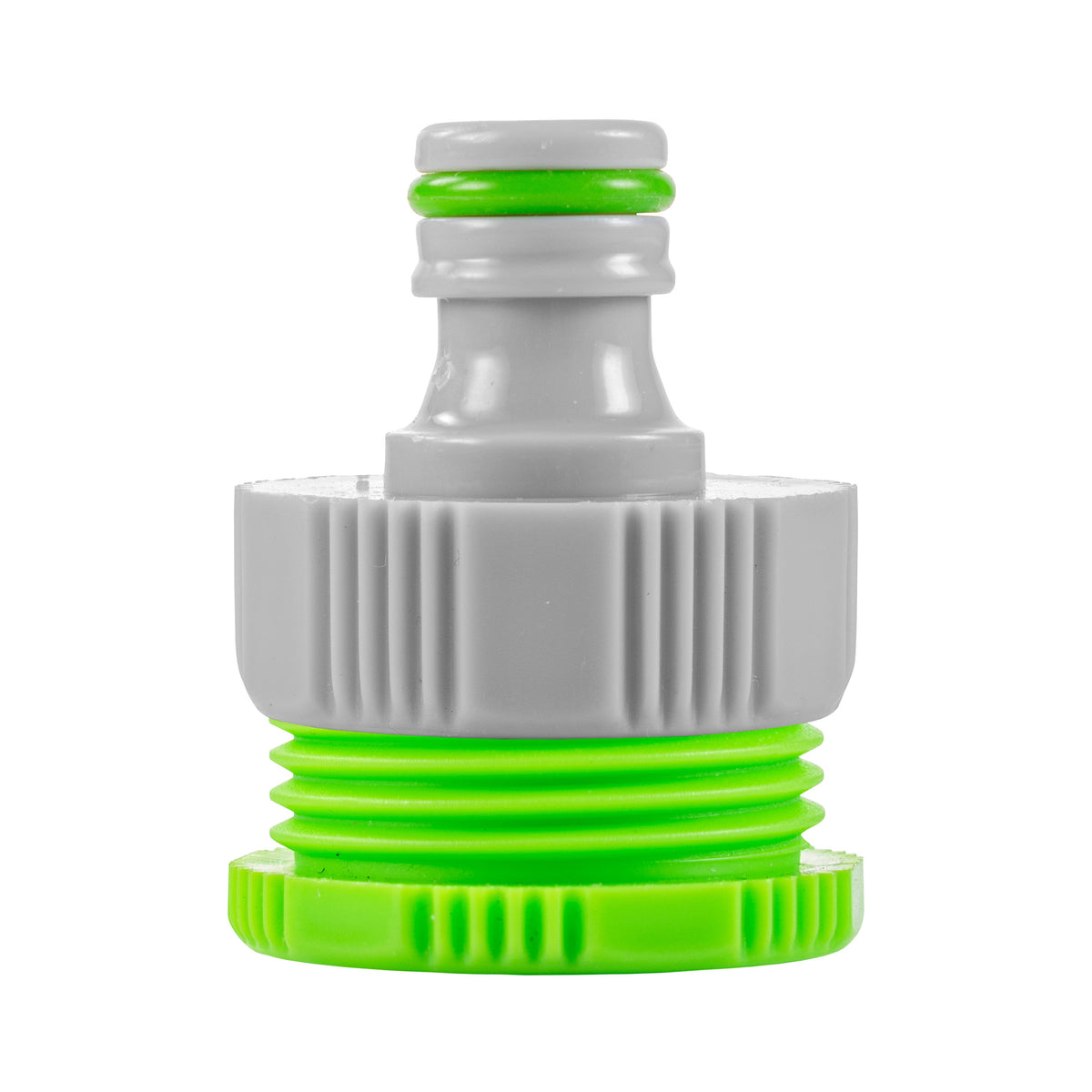 Female Tap Connector 1″ / ¾″ BSP – Lime & Grey