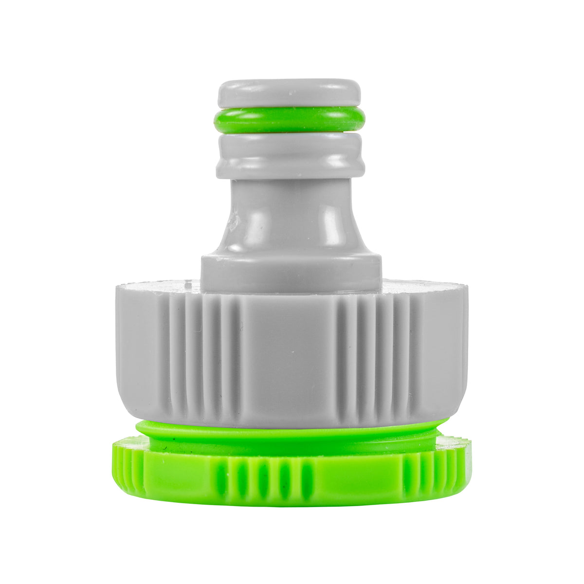 Female Tap Connector 1″ / ¾″ BSP – Lime & Grey