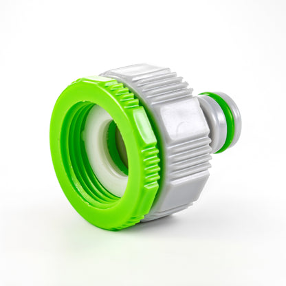 Female Tap Connector 1″ / ¾″ BSP – Lime & Grey