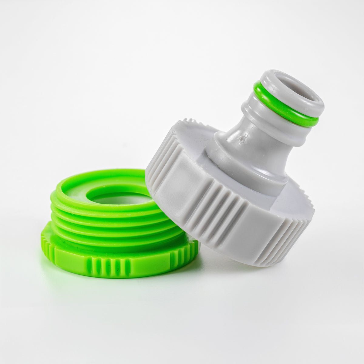 Female Tap Connector 1″ / ¾″ BSP – Lime & Grey