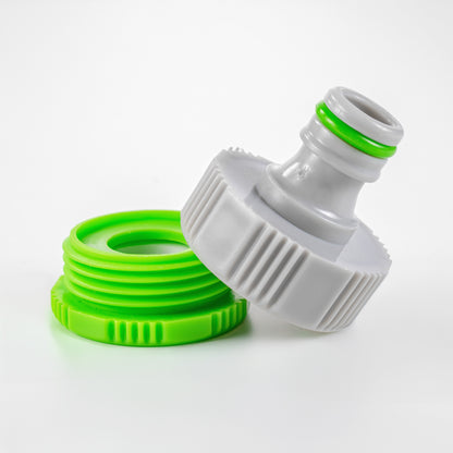 Female Tap Connector 1″ / ¾″ BSP – Lime & Grey