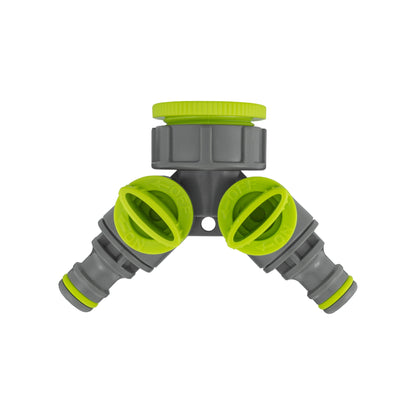 2 × 15m Soaker Hose Kit with Tap Splitter & Connection Hose