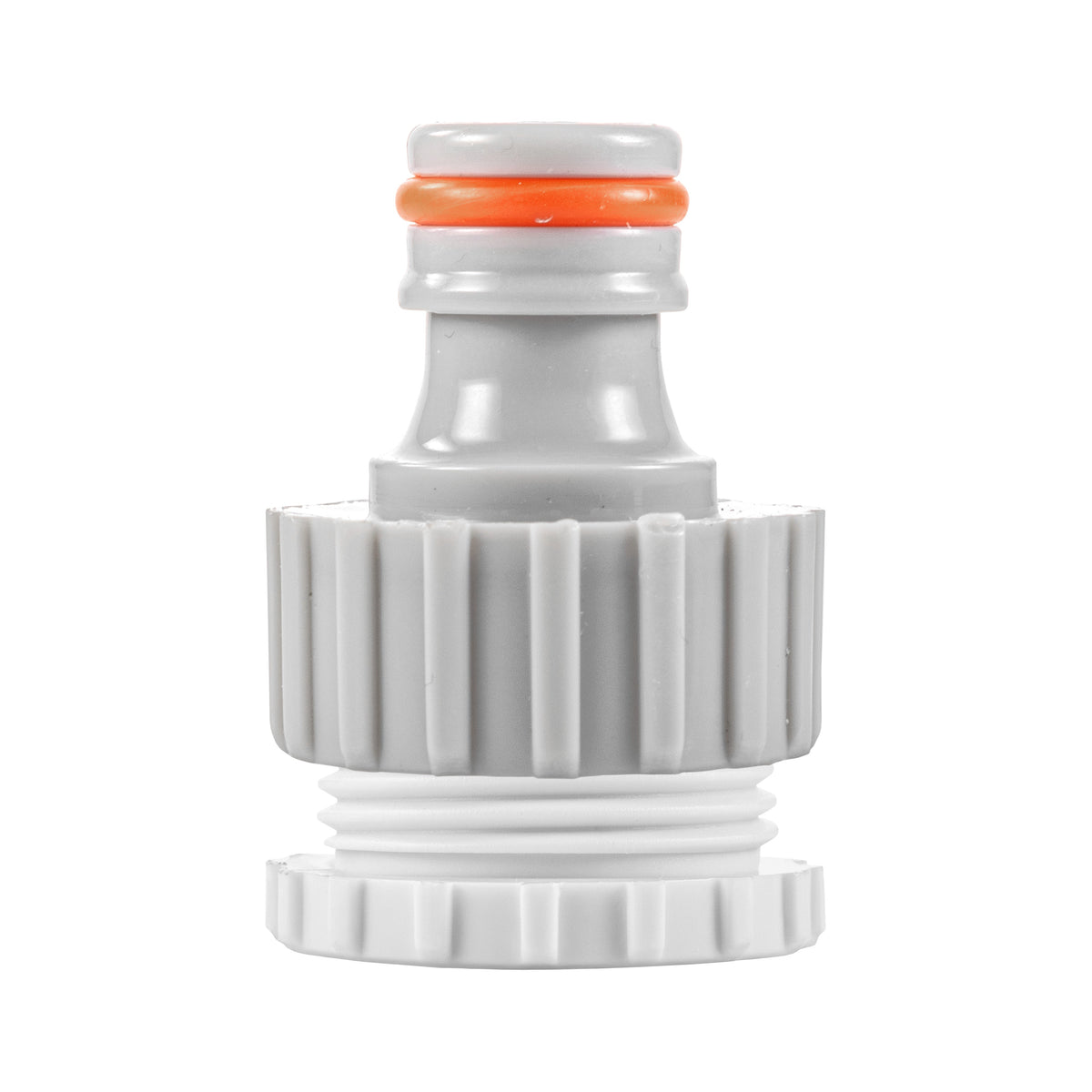 Grey/White Tap Adapter – ¾″ or ½″ BSP Female to Quick Plug