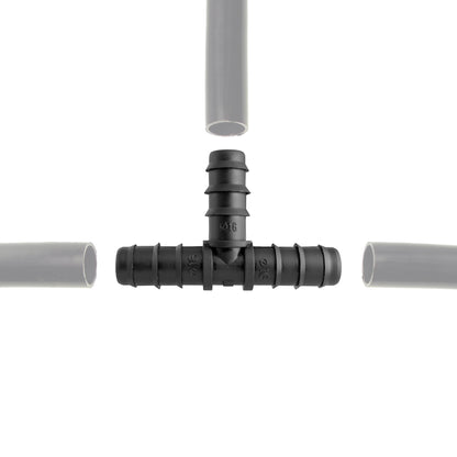 Pack of 20 Mixed 1/2" Barb Irrigation Pipe Connectors