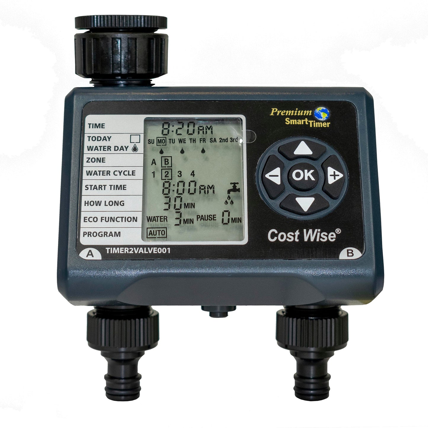 Double Quick Connect Outlet Water Timer