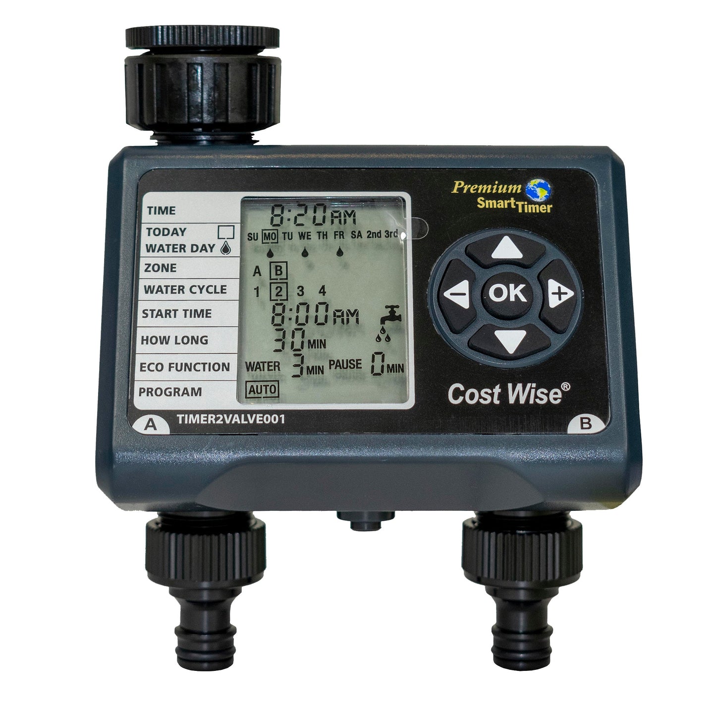 Double Quick Connect Outlet Water Timer