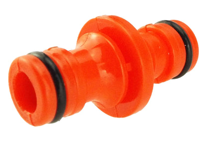 Orange Double-Male Garden Hose Quick Connector – Pack Options