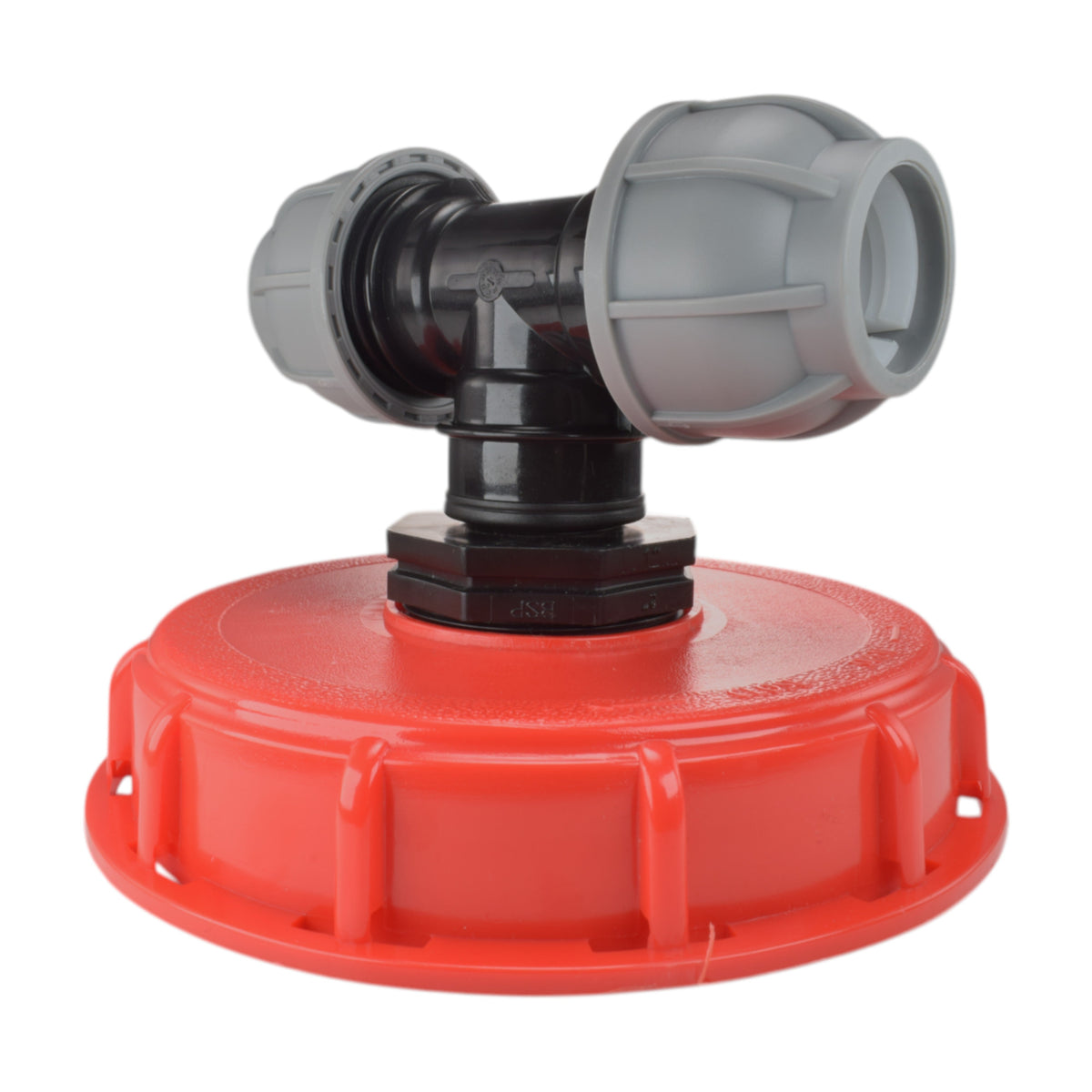 IBC 6″ Top Cap Kit with 25mm MDPE Tee