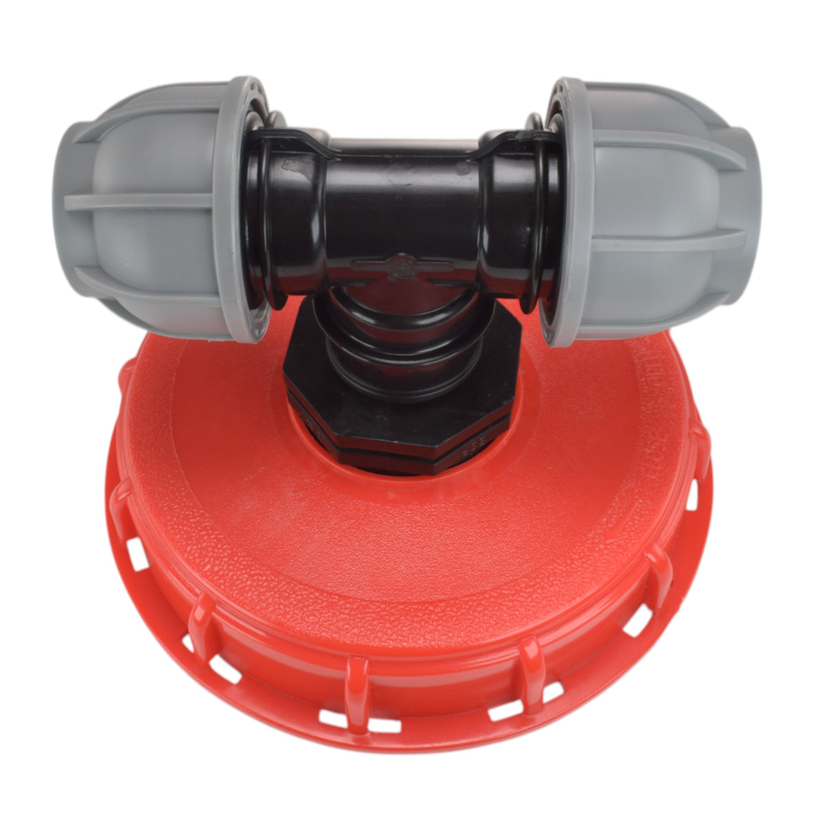 IBC 6″ Top Cap Kit with 20mm MDPE Tee